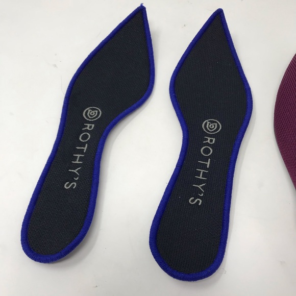 COPY - Rothys Orchid Purple Point Toe Flats Retired. - Picture 7 of 11